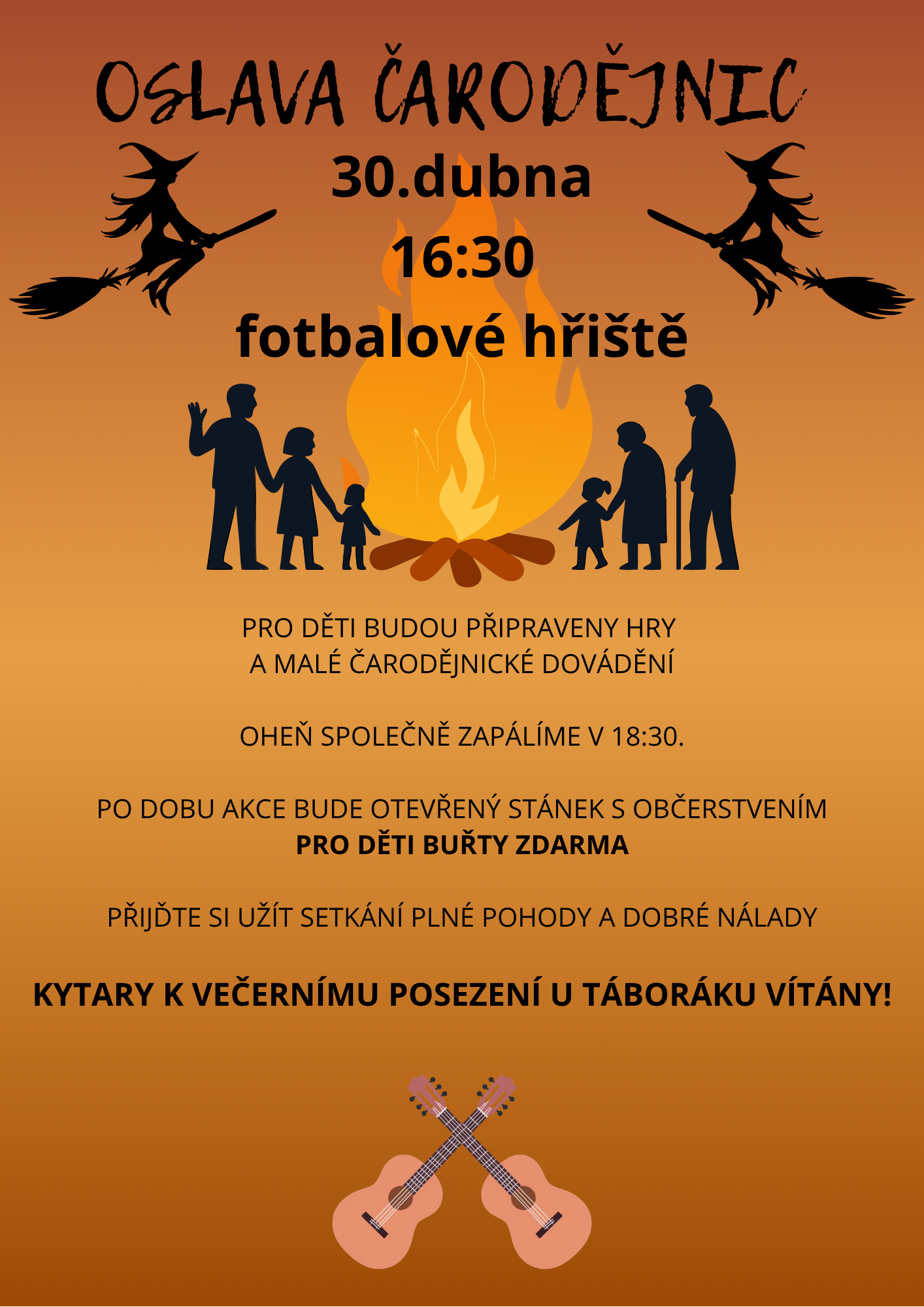 pozvánka na čarodějnice